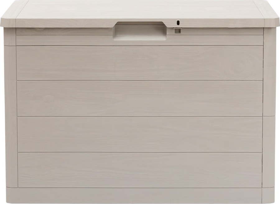 Světle šedý plastový zahradní úložný box Woodys – Toomax TOOMAX