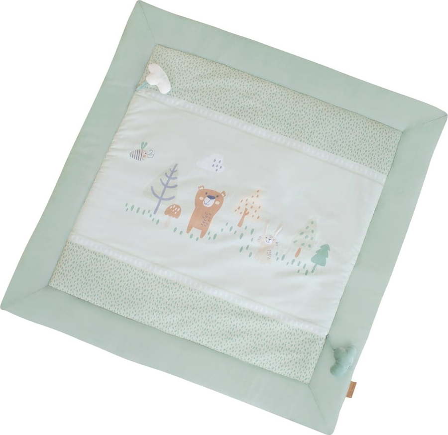 Světle zelená dětská hrací podložka 100x100 cm Woodland Buddies – Roba Roba