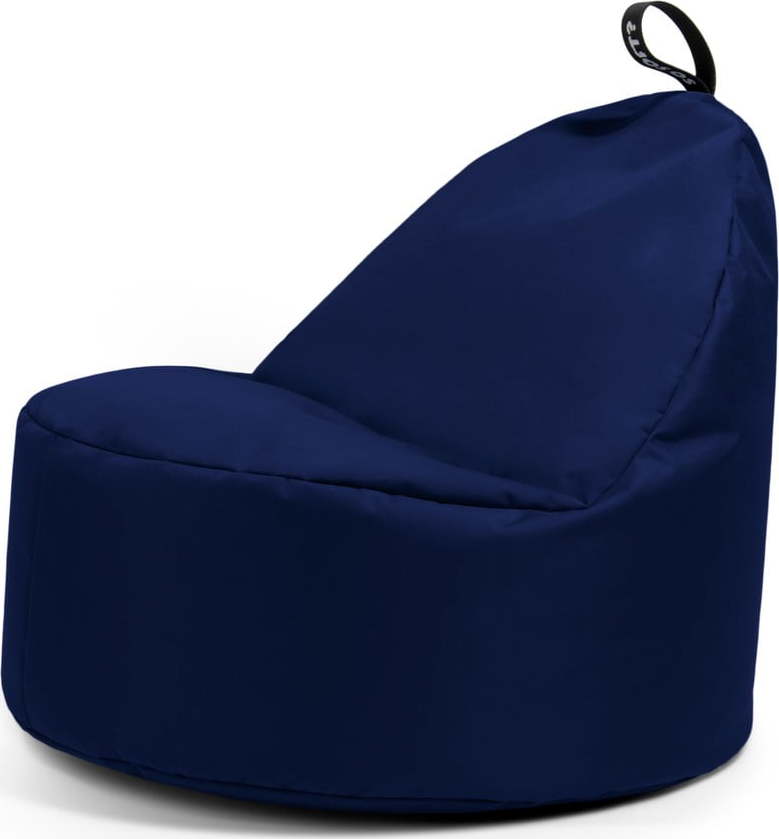Tmavě modrý dětský sedací vak Round M – So Soft? So Soft?