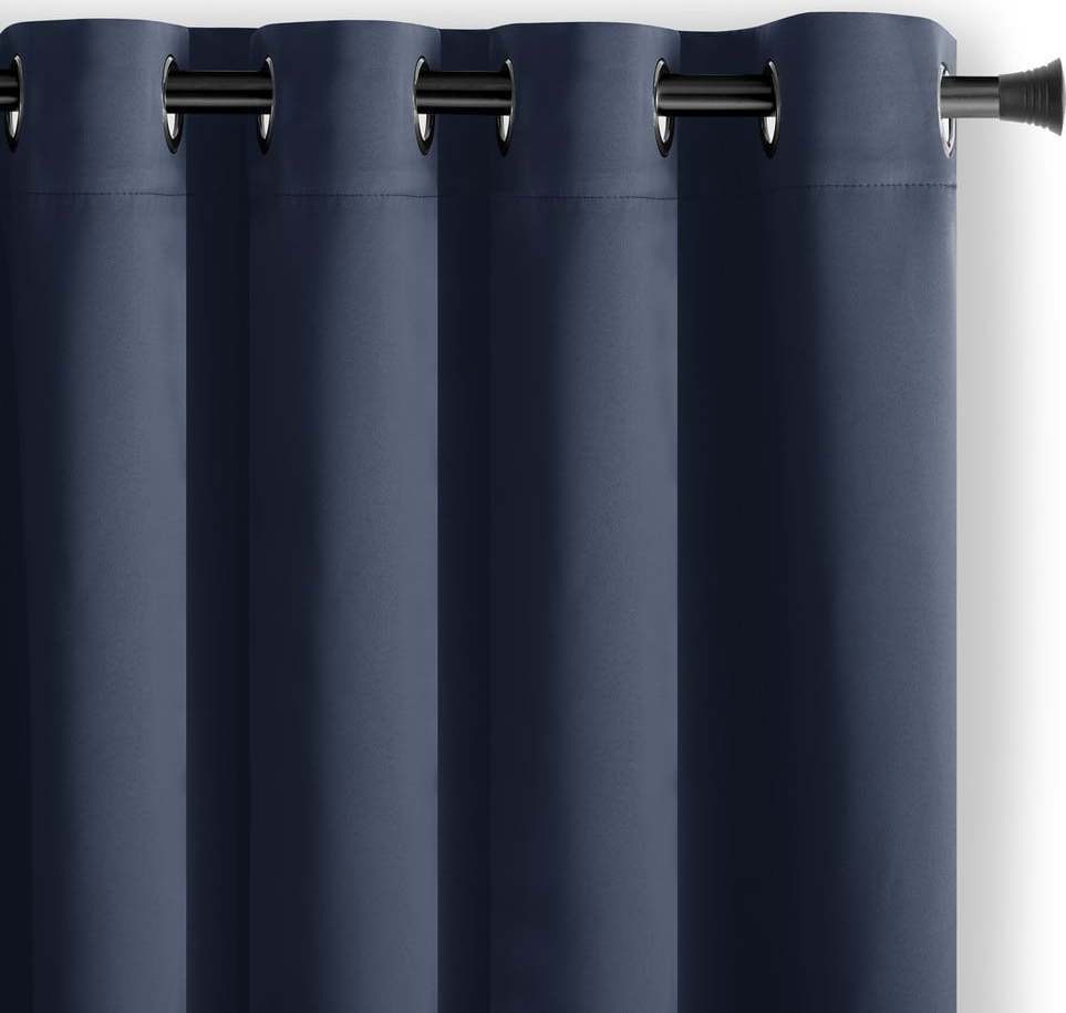 Tmavě modrý dimout závěs 140x245 cm Kierra – Restilo Restilo