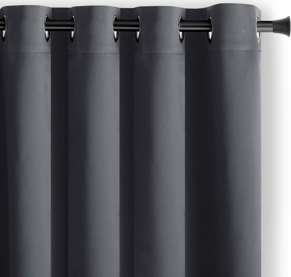 Tmavě šedý dimout závěs 140x175 cm Kierra – Restilo Restilo