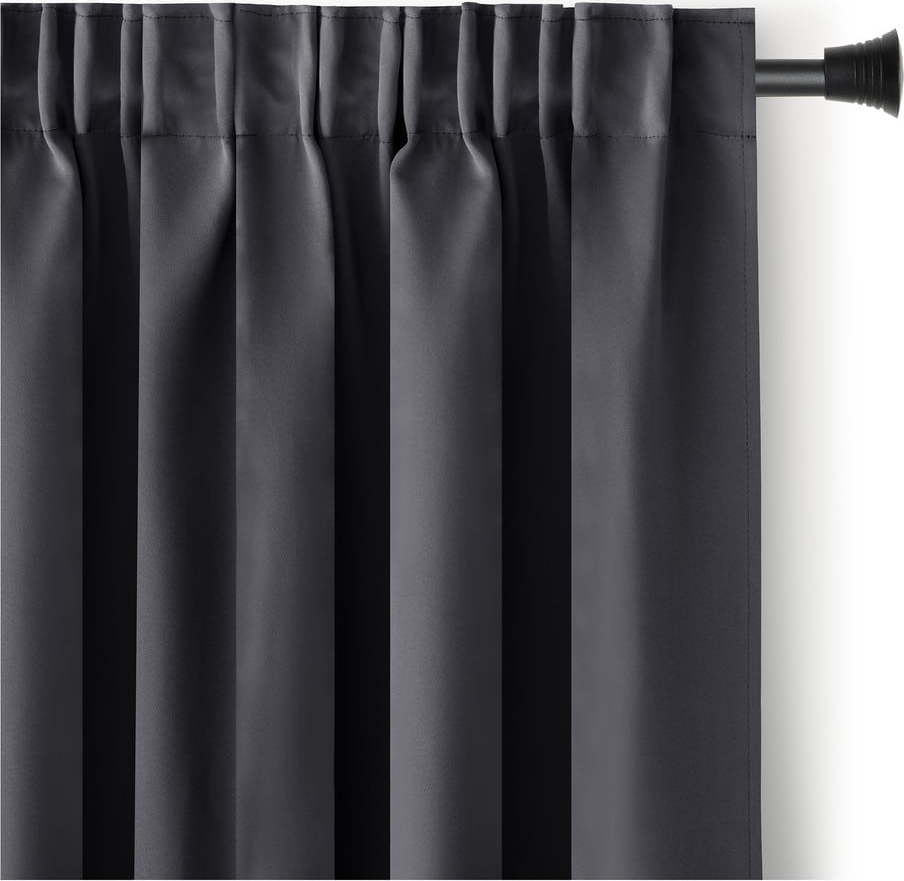 Tmavě šedý dimout závěs 140x270 cm Kierra – Restilo Restilo