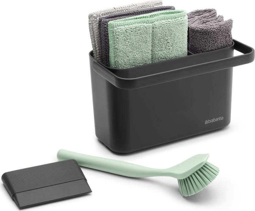 Tmavě šedý set na mytí nádobí z recyklovaného plastu SinkSide – Brabantia Brabantia