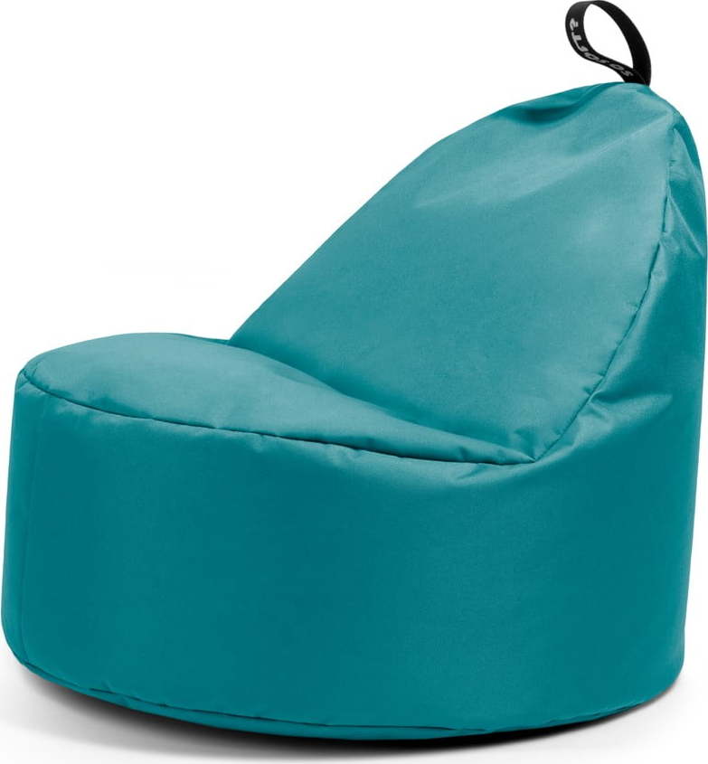 Tyrkysový dětský sedací vak Round M – So Soft? So Soft?