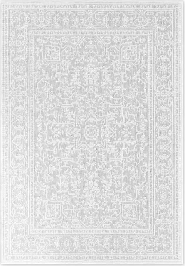 Vnitřní a venkovní koberec v šedé a slonovinové barvě 200x290 cm Duet Kona – NORTHRUGS Hanse Home