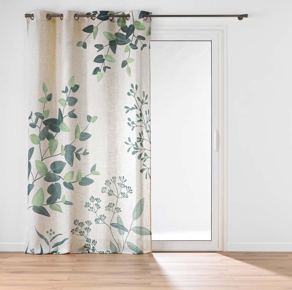Zelený/béžový závěs 140x260 cm Botanica – douceur d'intérieur Douceur d intérieur