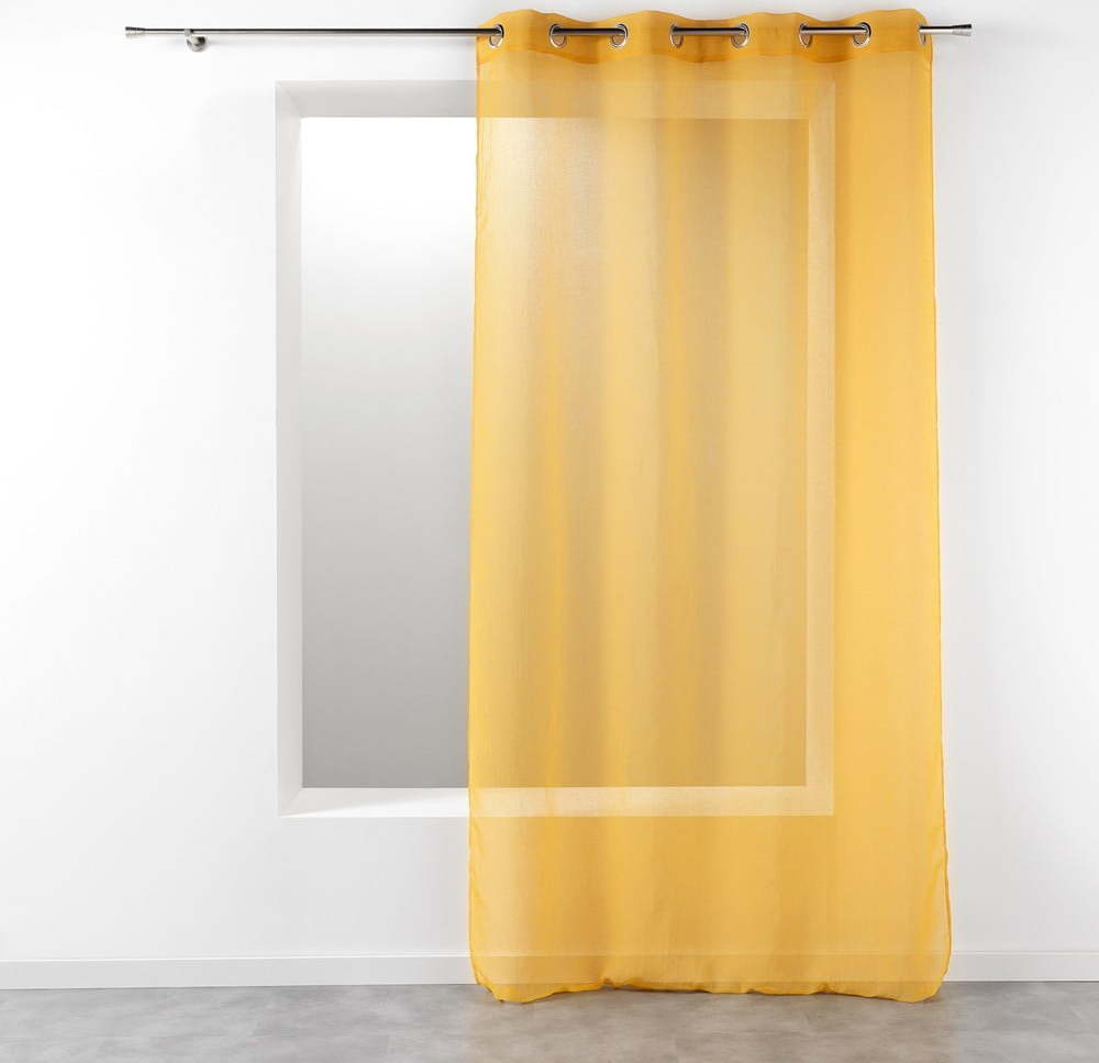 Žlutá záclona 140x240 cm Telma – douceur d'intérieur Douceur d intérieur