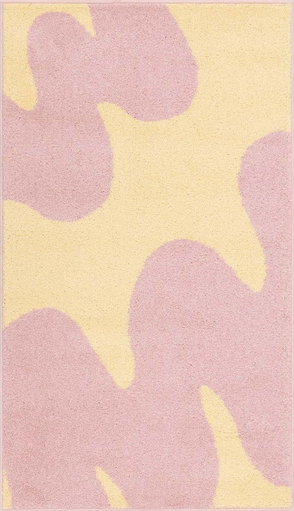 Žlutý/růžový dětský koberec 100x170 cm Hugsy Vanilla – FD FD