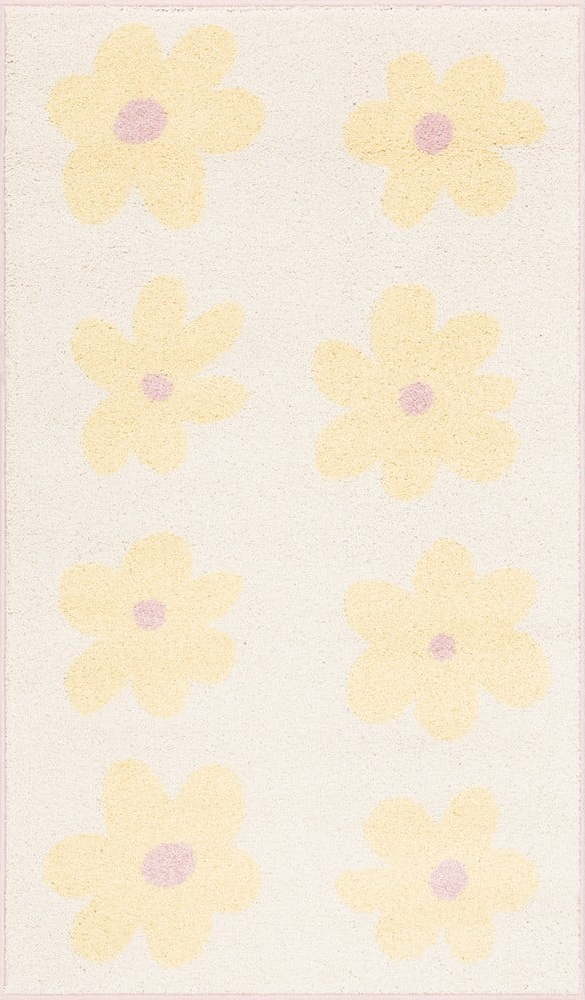 Žlutý/slonovinový dětský koberec 160x230 cm Dazzy Vanilla – FD FD