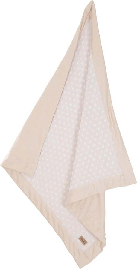 Béžová dětská deka s příměsí bavlny 80x80 cm Frosty Almond – Roba Roba