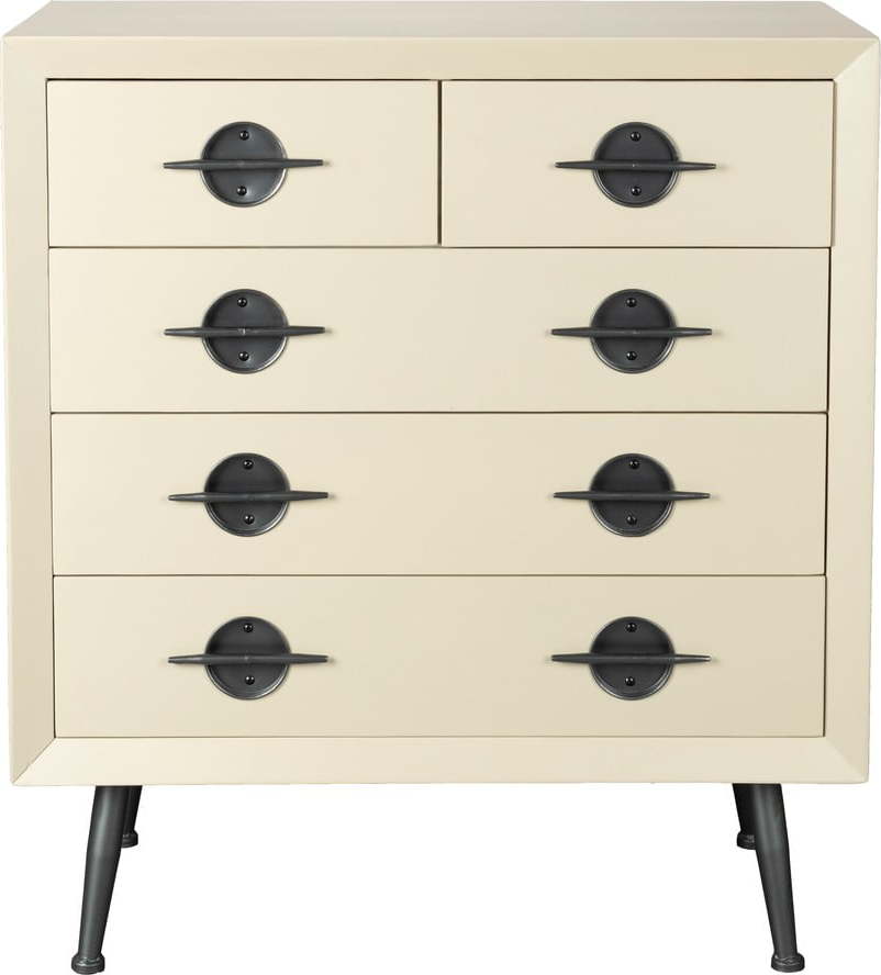 Béžová komoda z kaučukového dřeva 86x86x40 cm Edson – Dutchbone Dutchbone