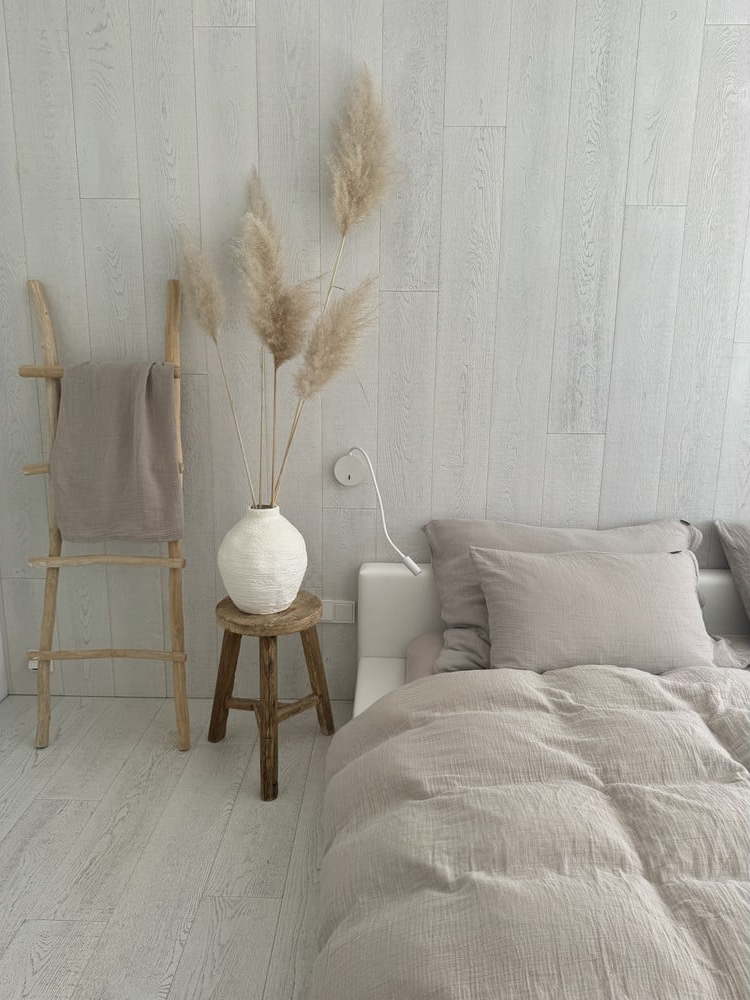 Béžové mušelínové povlečení na dvoulůžko 200x200 cm Plain Muslin – Butter Kings Butter Kings