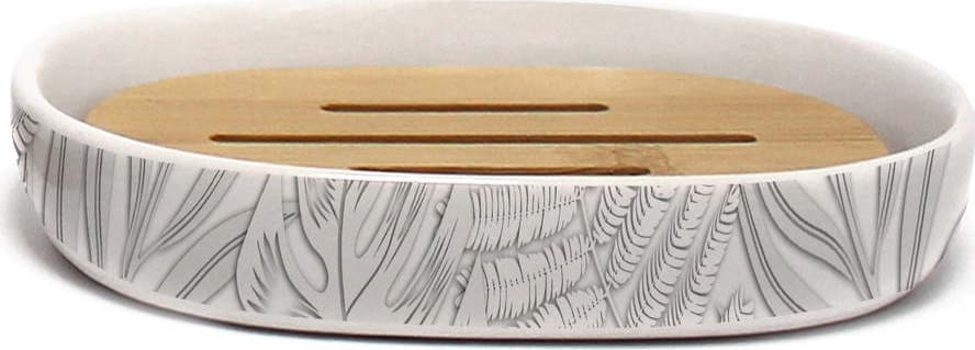 Bílá keramická mýdlenka Amber – douceur d'intérieur Douceur d intérieur