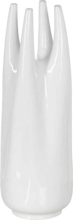 Bílá keramická vysoká váza (výška 56 cm) Blanca – Ixia Ixia