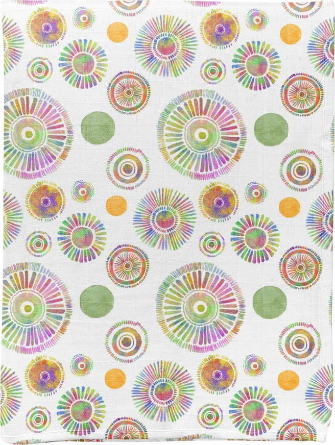 Bílá mušelínová dětská deka 75x100 cm Maya – Mijolnir Mijolnir