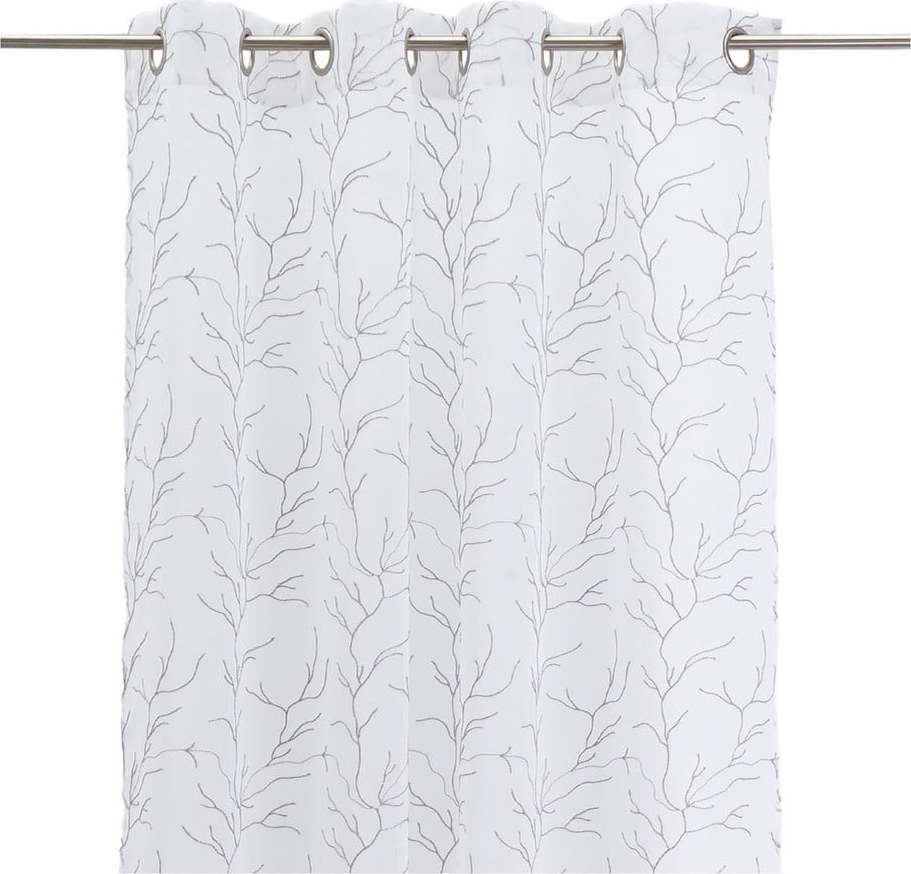 Bílo-šedá záclona 140x260 cm Coral – Casa Selección Casa Selección