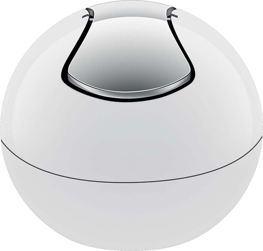 Bílý plastový odpadkový koš 1 l Bowl – Spirella SPIRELLA