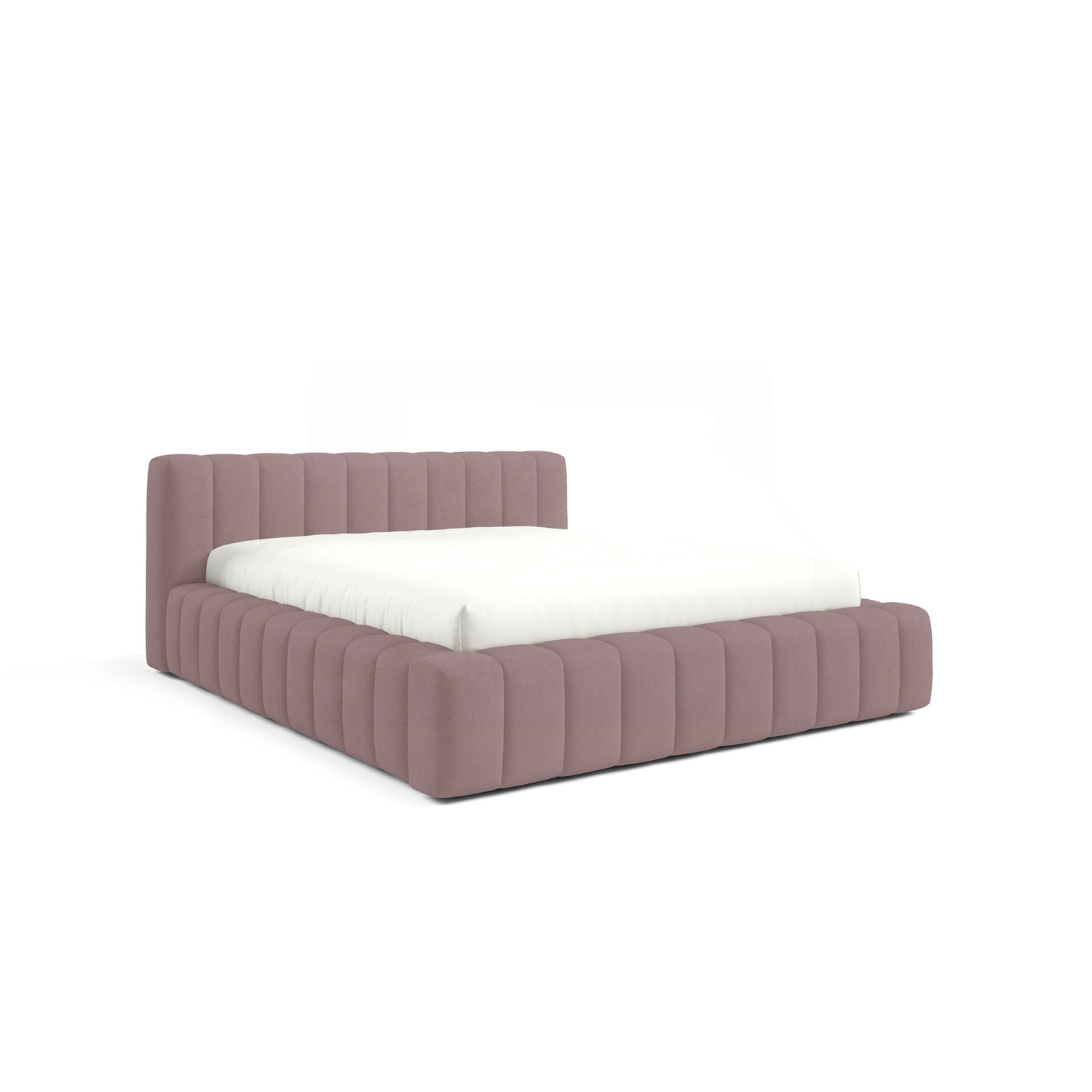 Čalouněná postel GINO 180x200 cm s nízkým čelem Růžová SG nabytek