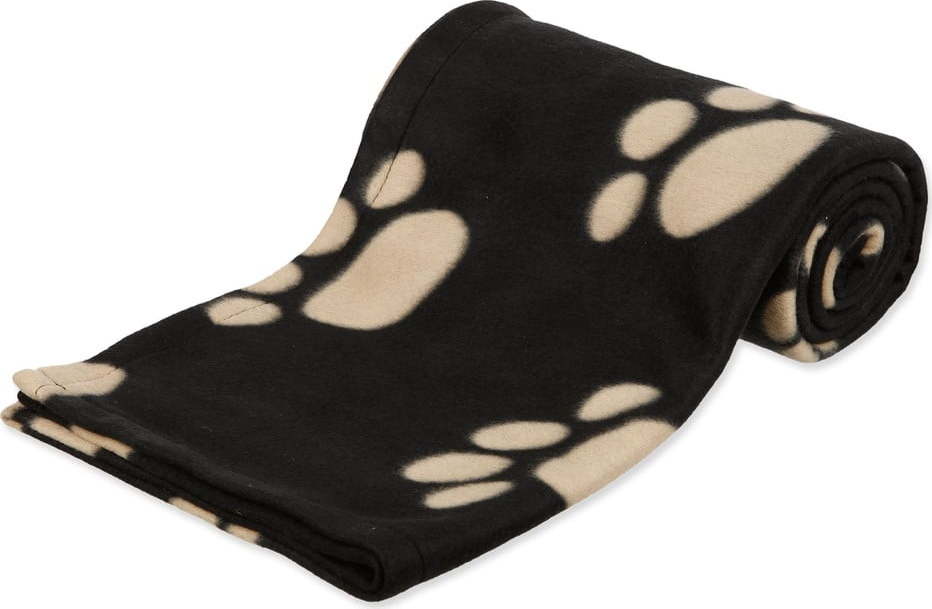 Černá fleecová deka pro psa 150x100 cm Trixie Barney – Plaček Pet Products Plaček Pet Products