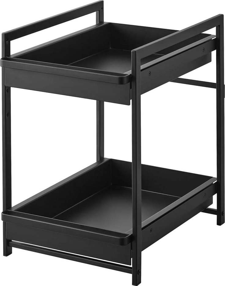 Černá kovová přídavná polička 30x42 cm Tower – YAMAZAKI YAMAZAKI