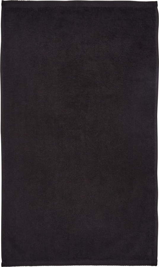 Černá rychleschnoucí/froté bavlněná osuška 70x120 cm Quick Dry – Catherine Lansfield Catherine Lansfield