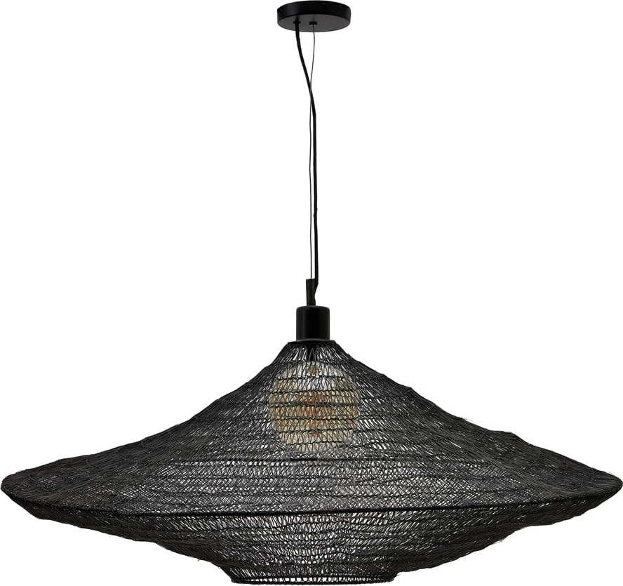Černé závěsné svítidlo ø 87 cm Makai – Kave Home Kave Home