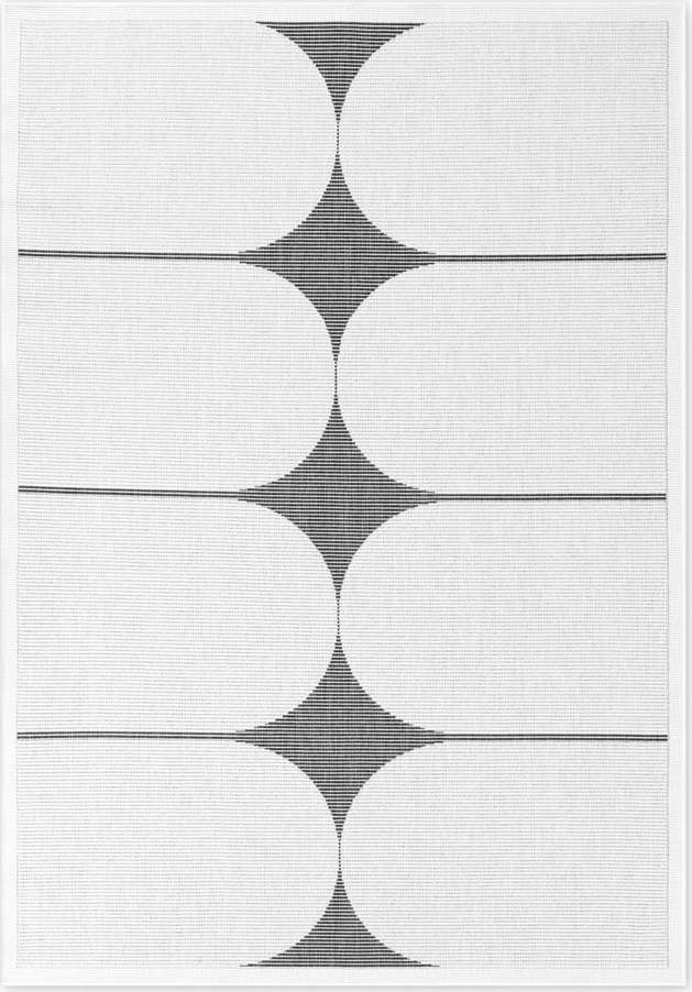 Černobílý vnitřní a venkovní koberec 160x230 cm Duet Bowen – NORTHRUGS Hanse Home