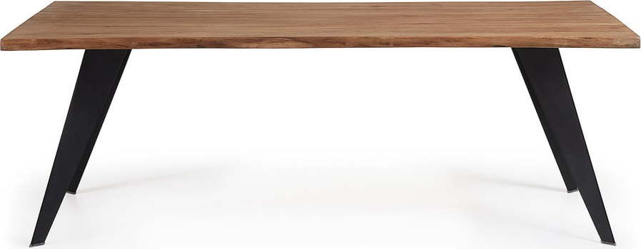 Jídelní stůl s deskou v dubovém dekoru 100x180 cm Koda – Kave Home Kave Home