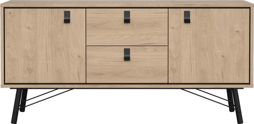 Komoda v dekoru dubu v přírodní barvě 150x72x40 cm Ry – Tvilum Tvilum