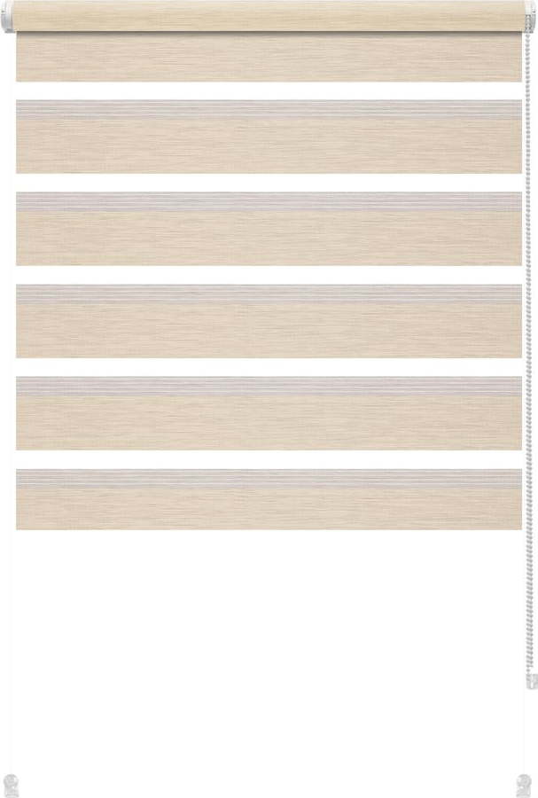 Krémová roleta den a noc 80x150 cm Zebra Silvalin – Gardinia Gardinia