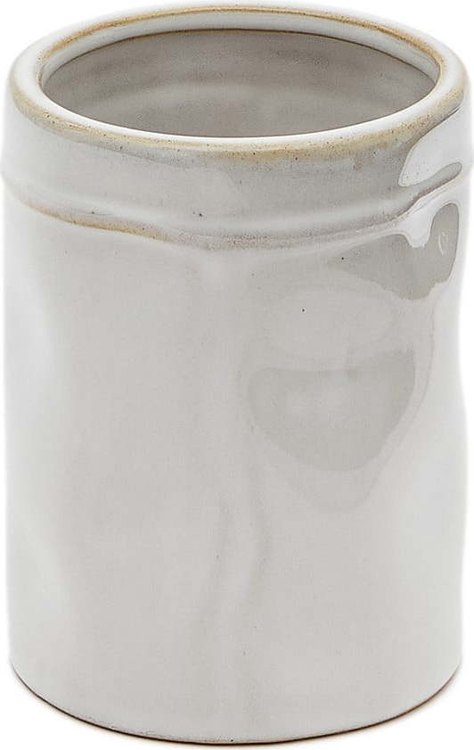 Krémový keramický kelímek na zubní kartáčky Savel – Kave Home Kave Home