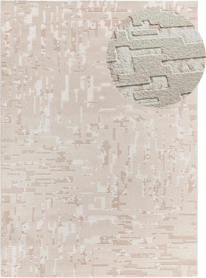 Krémový koberec 80x150 cm Baresa – Universal Universal