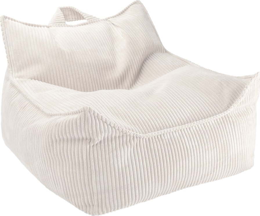 Krémový manšestrový dětský sedací vak Chair – Wigiwama Wigiwama