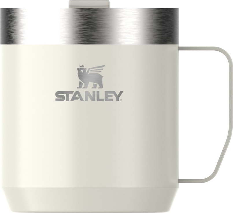Krémový termo hrnek z nerezové oceli 350 ml Stay-Hot Camp Mug Cream Gloss – Stanley Stanley