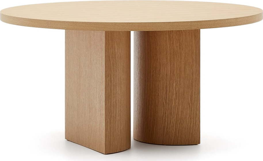 Kulatý jídelní stůl v dekoru dubu ø 150 cm Nealy – Kave Home Kave Home