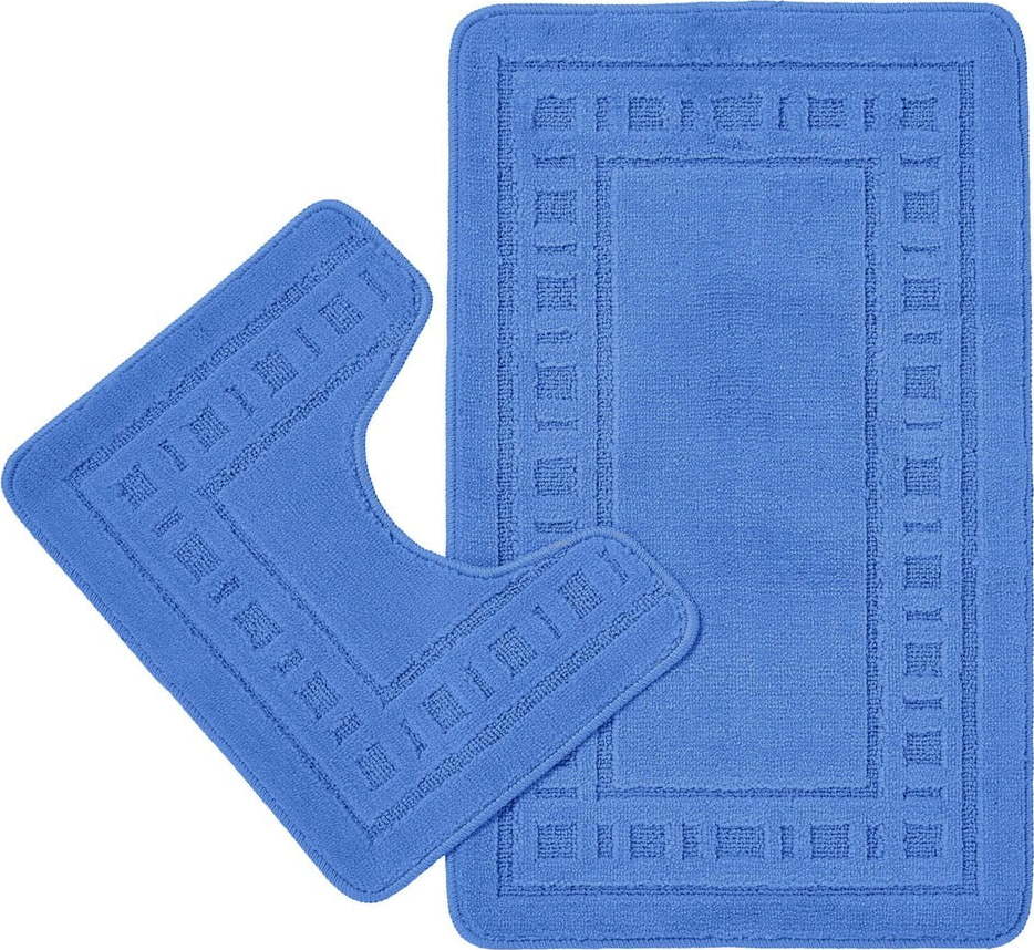 Modré koupelnové předložky v sadě 2 ks Armoni - Catherine Lansfield Catherine Lansfield