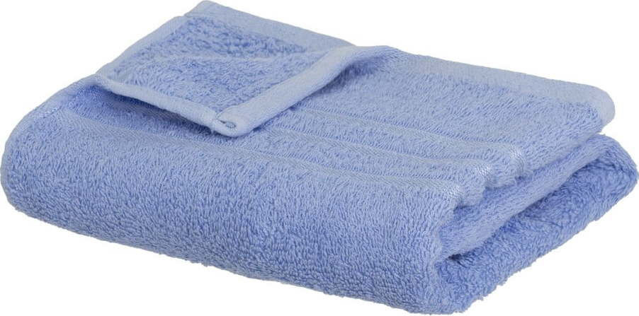 Modrý froté bavlněný ručník 50x100 cm Simple – Casa Selección Casa Selección