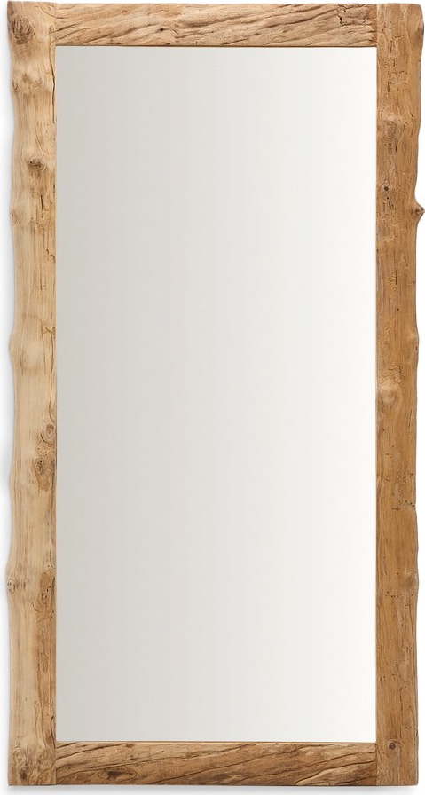 Nástěnné zrcadlo s dřevěným rámem 105x200 cm Ibro – Kave Home Kave Home