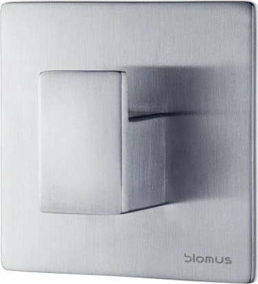 Nástěnný/bez vrtání háček z nerezové oceli v matně stříbrné barvě Menoto – Blomus Blomus