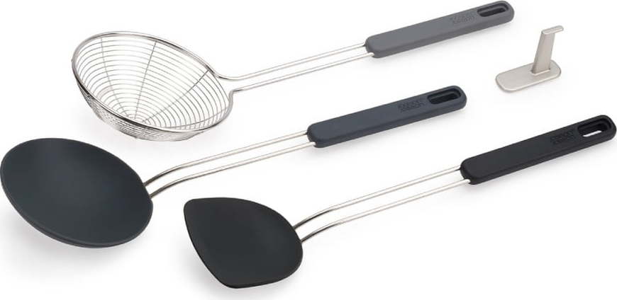 Nerezová sada kuchyňského náčiní 3 ks Fusion Wok Set – Joseph Joseph Joseph joseph