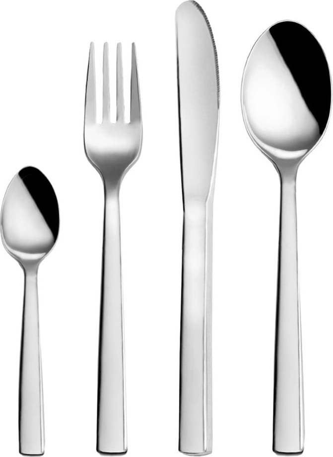 Nerezový příbor 24 ks ve stříbrné barvě Plain – Orion Orion