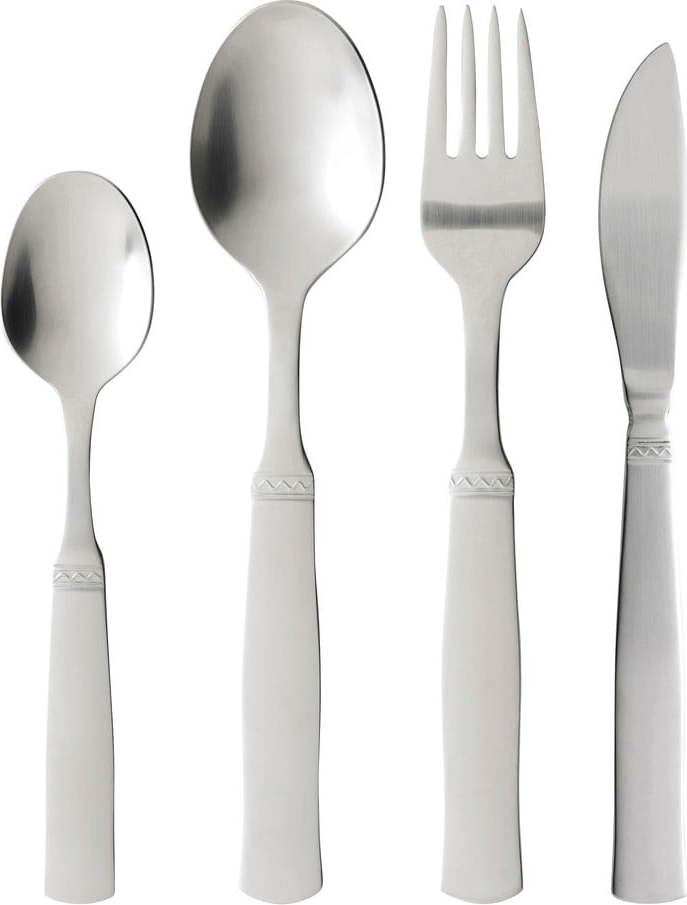 Nerezový příbor ve stříbrné barvě 16 ks Ranka – Gense Gense