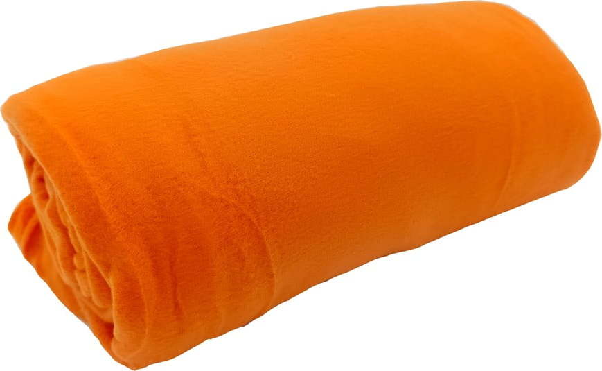 Oranžová fleecová deka 150x200 cm Plain – JAHU collections JAHU collections
