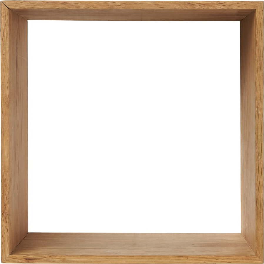 Patrová police z dubového dřeva v přírodní barvě 30 cm Lattoon – House Nordic House Nordic