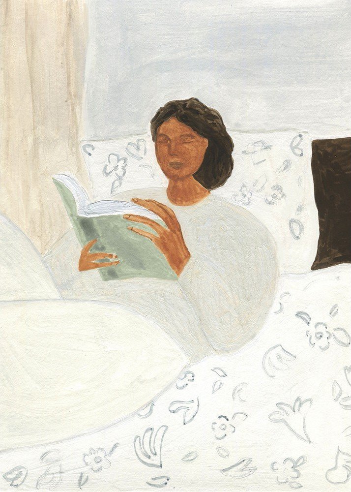 Plakát 50x70 cm Morning Read – Isabelle Vandeplassche – The Poster Club The Poster Club