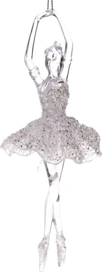 Plastová vánoční ozdoba 17 cm Balerina – Dakls Dakls
