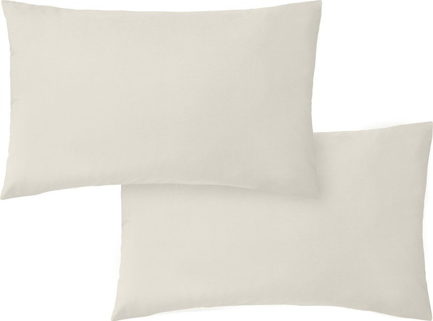 Povlaky na polštáře v sadě 2 ks z bavlněného perkálu 50x75 cm Cotton Percale – Bianca Bianca