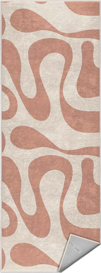 Růžový pratelný běhoun 80x200 cm Strawberry Latte – Mila Home Mila Home
