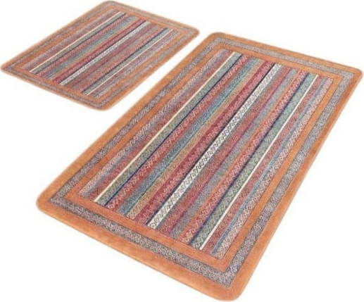 Sametové koupelnové předložky v sadě 2 ks 60x100 cm – Mila Home Mila Home