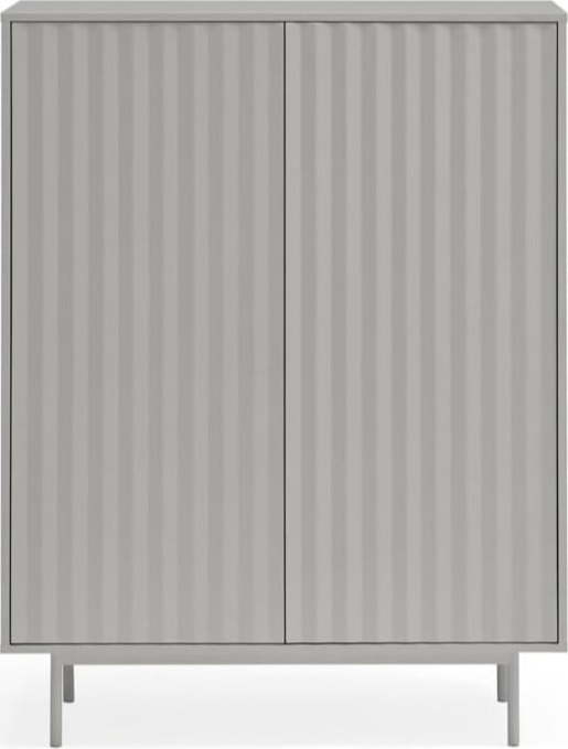 Šedá vysoká komoda 97x130 cm Sierra – Teulat Teulat